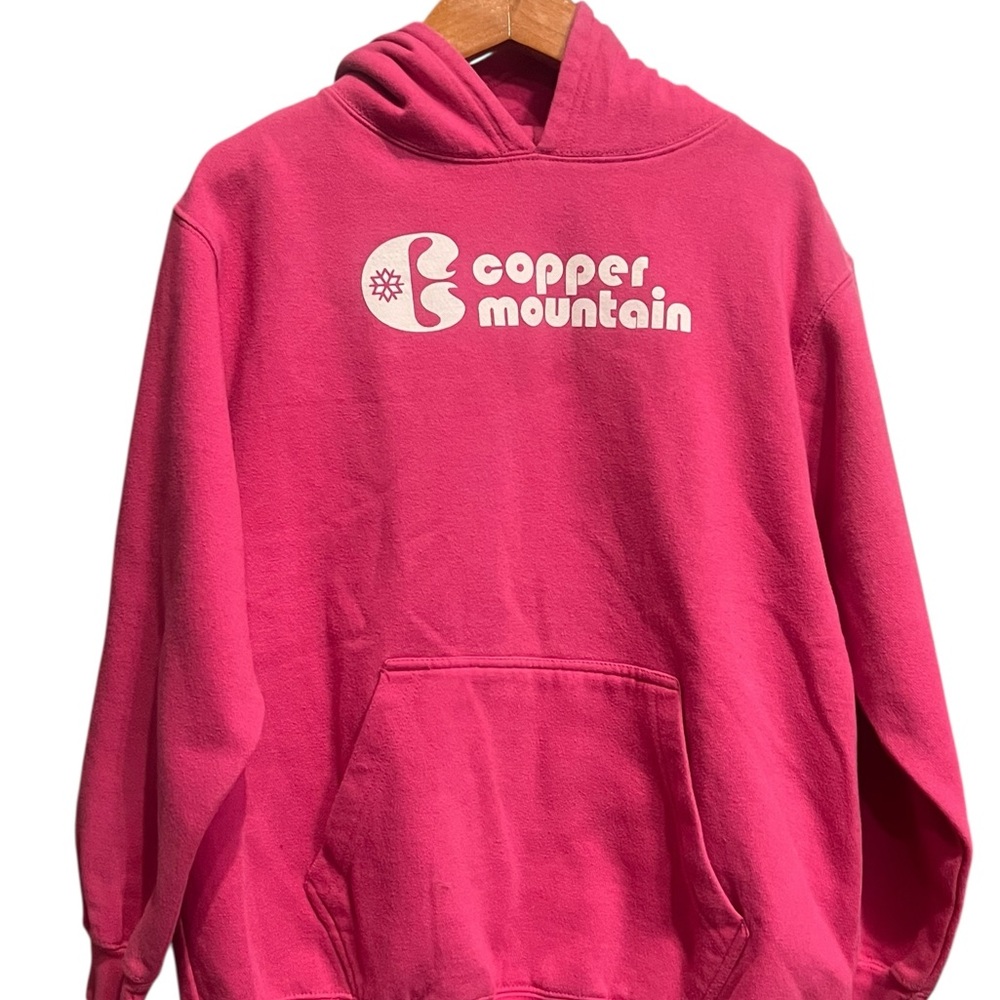 Copper Mountain Pink Hoodie Sweatshirt